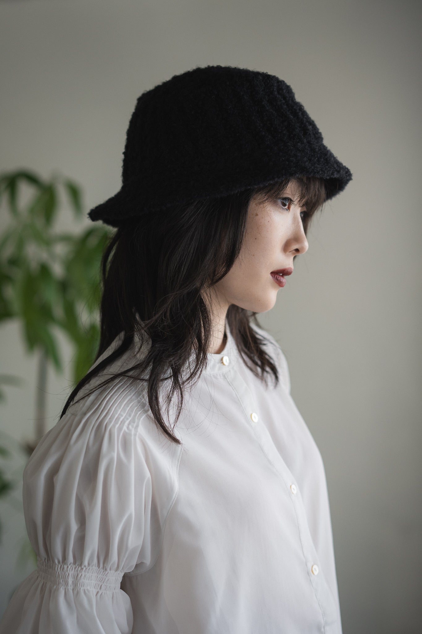 BOUCLE BUCKET HAT