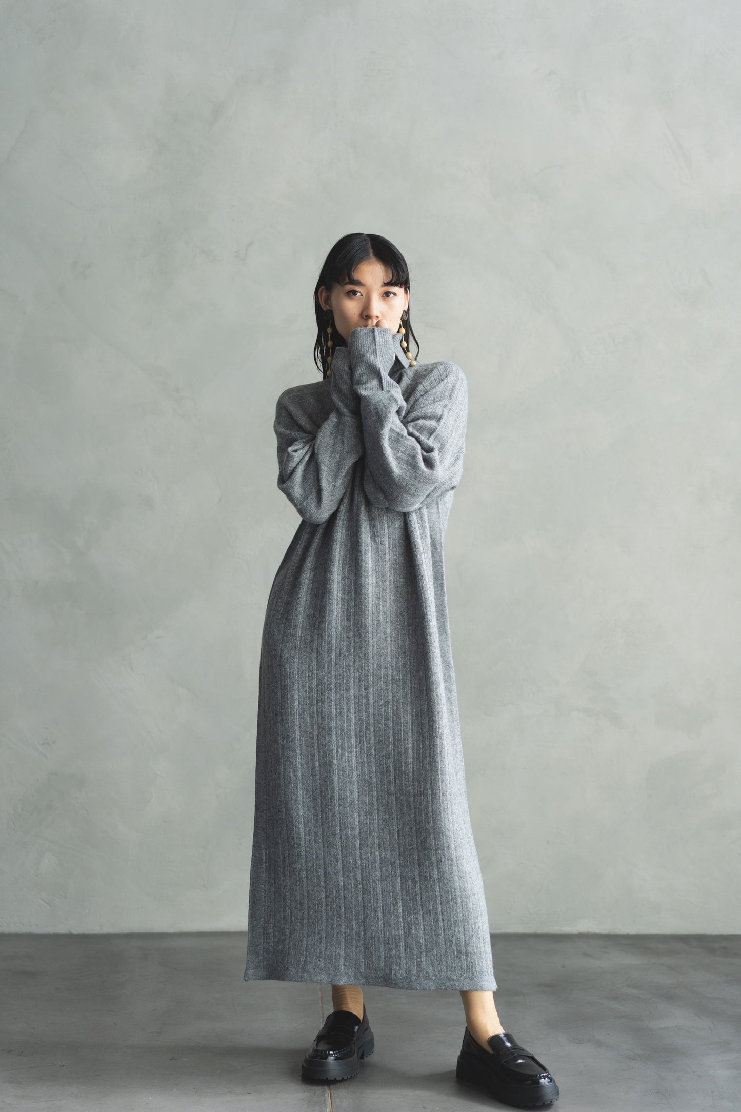 ECO KNIT LONG DRESS