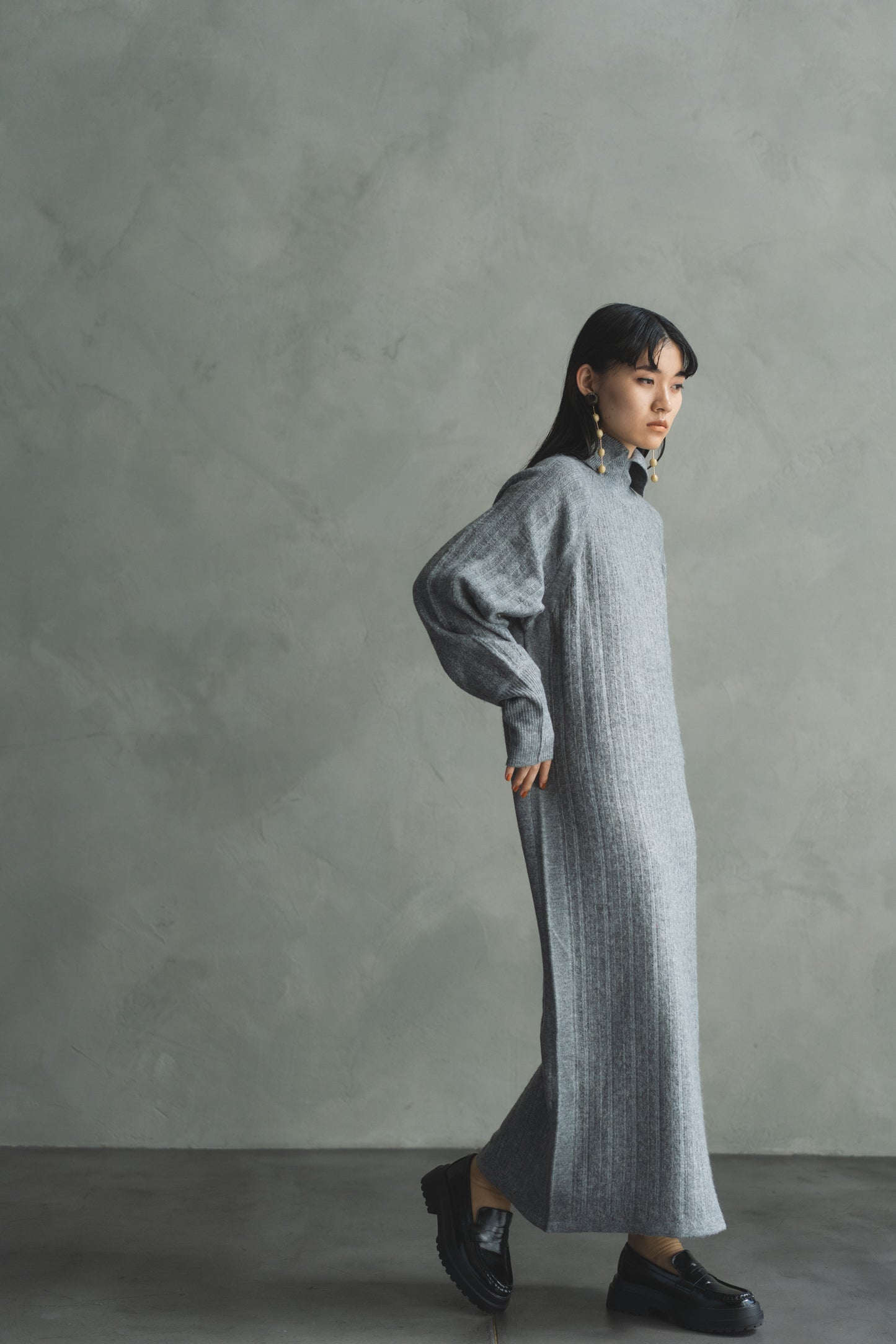 ECO KNIT LONG DRESS