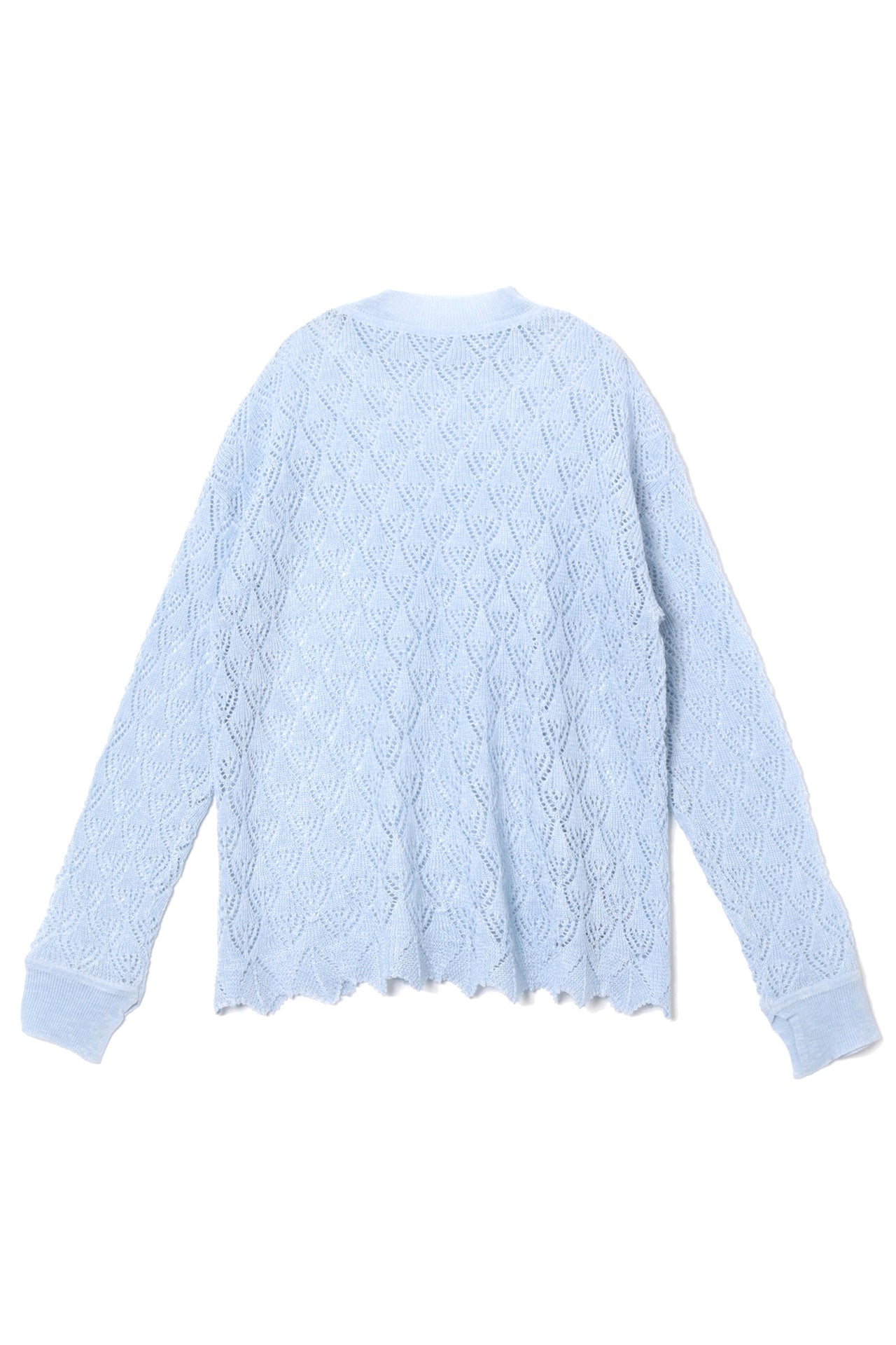 CROCHET KNIT TOPS [BLUE]