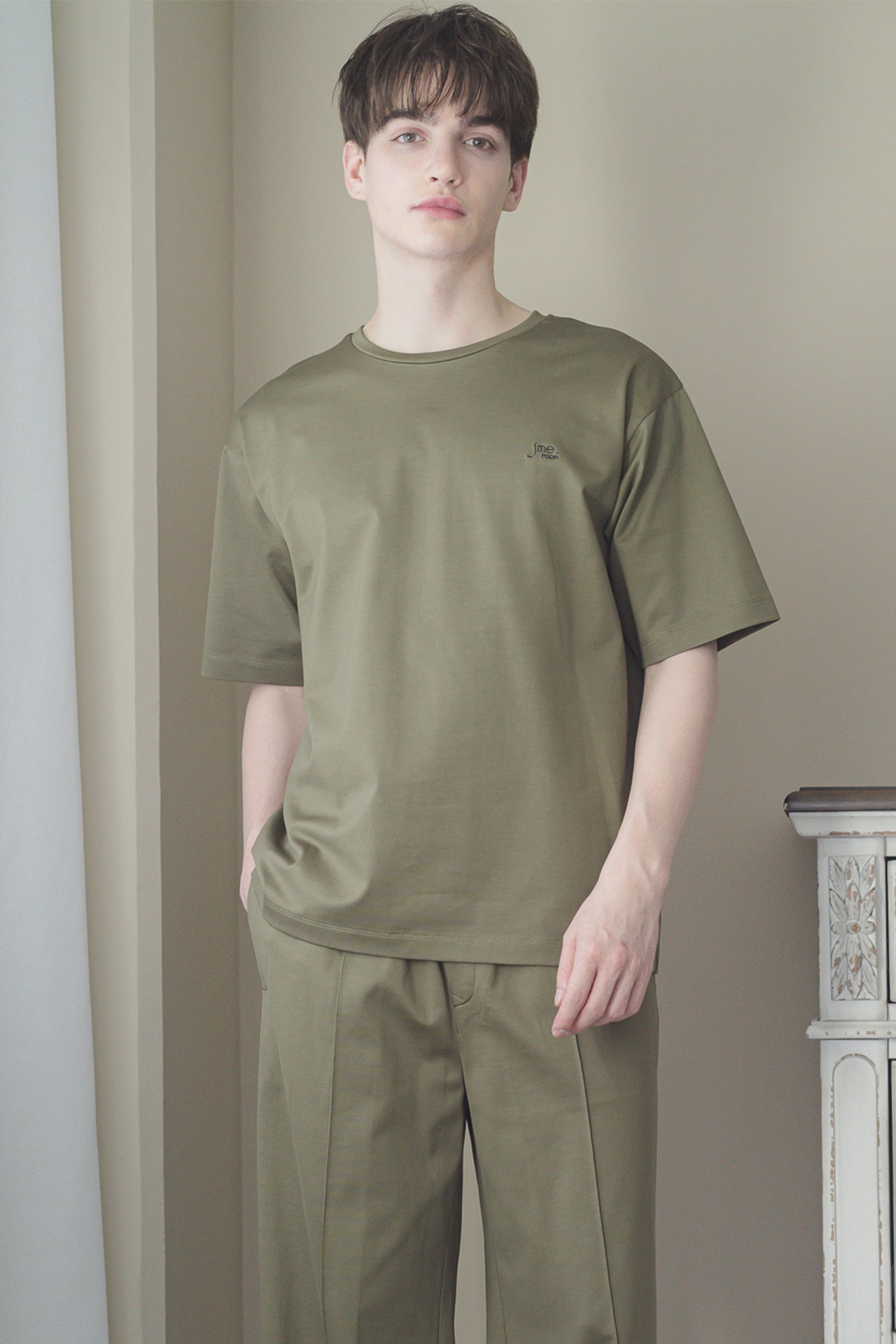 BASIC LOGO TEE[KHAKI]