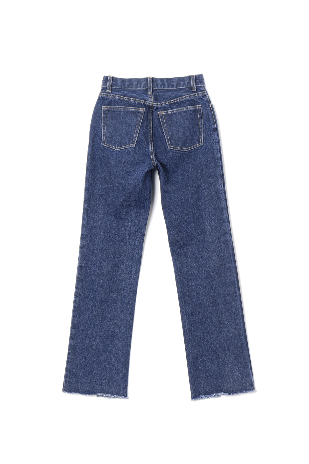 SLIT DENIM PANTS [BLUE]